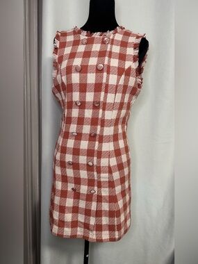 Forever 21 Checkered  tweed dress